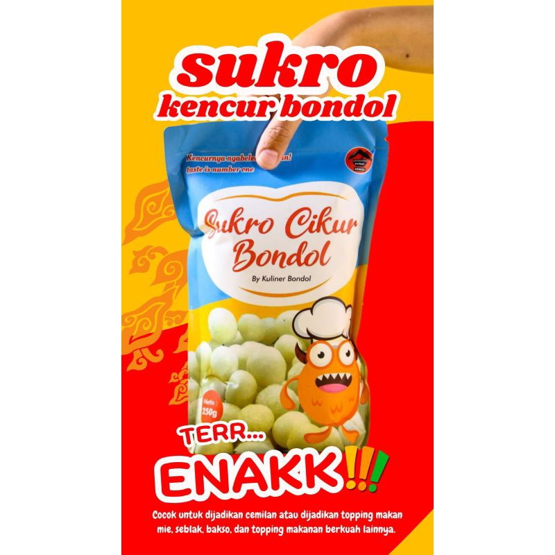 

SUKRO KENCUR BONDOL RENYAH 180G