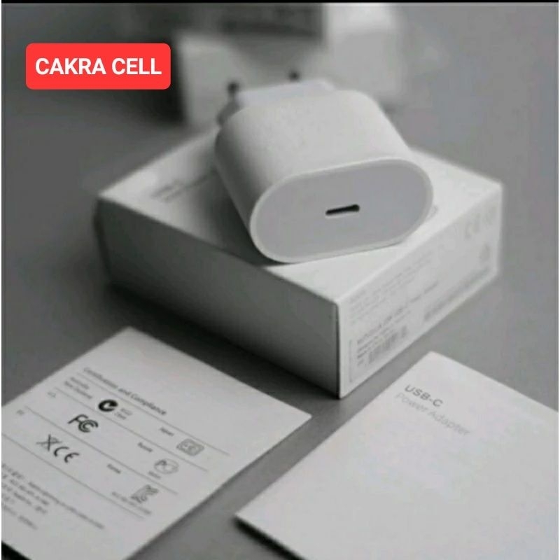 Adaptor Batok Kepala Charger iPhone Type-C Fast Charging