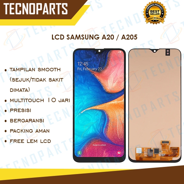 GROSIR LCD SAMSUNG A20 / A205 ORIGINAL 100% FULLSET TOUCHCREEN