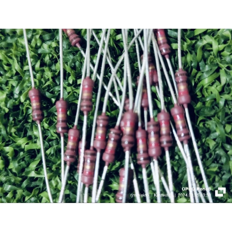 10pcs resistor ukuran 1,1 ohm 1/4watt Japan