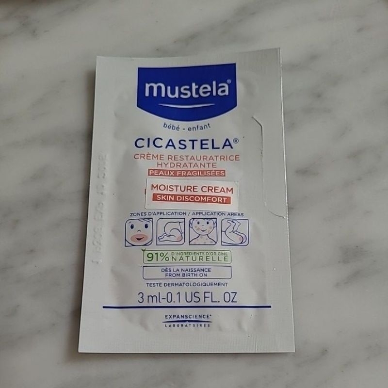Mustela CICASTELA MOISTURE CREAM 3ML