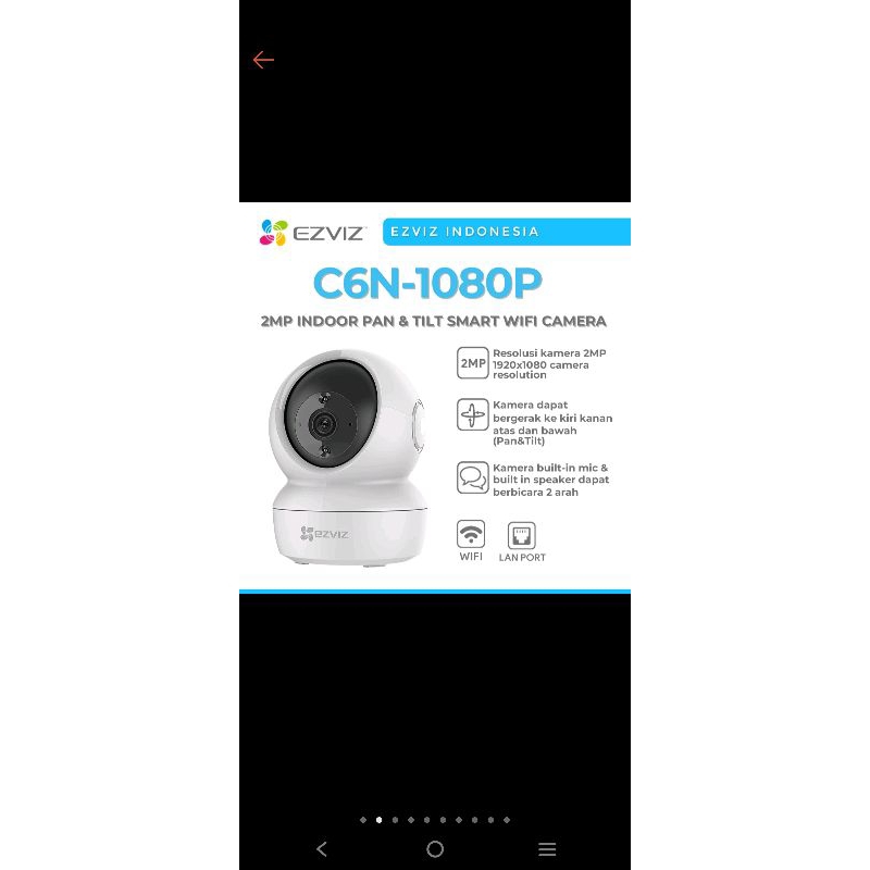 EZVIZ CCTV C6N 1080P smart wifi cctv home
