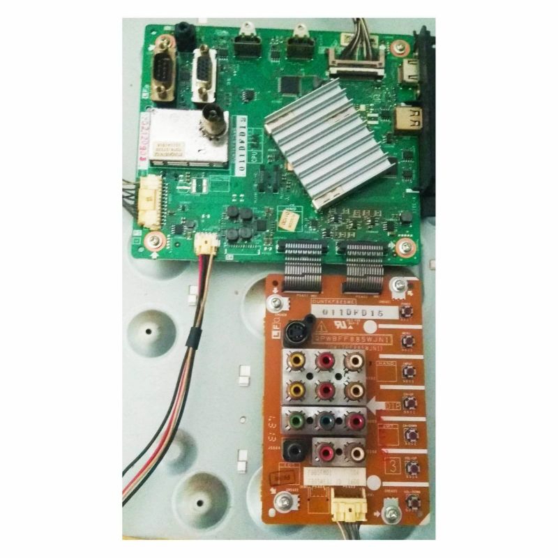 MB mainboard dan PSU tv Sharp Aquos LC-32M400M-BK