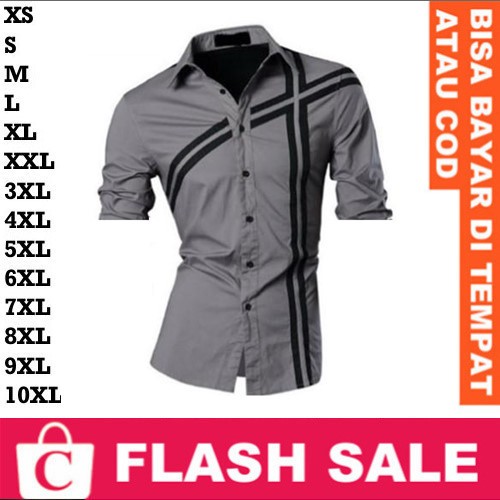 RISRUS FASHION Snowshop FortKlass FORTGLASS CORATCORETUDIO CHAMELEON Kemeja Pria Hem Cowok Jumbo Big