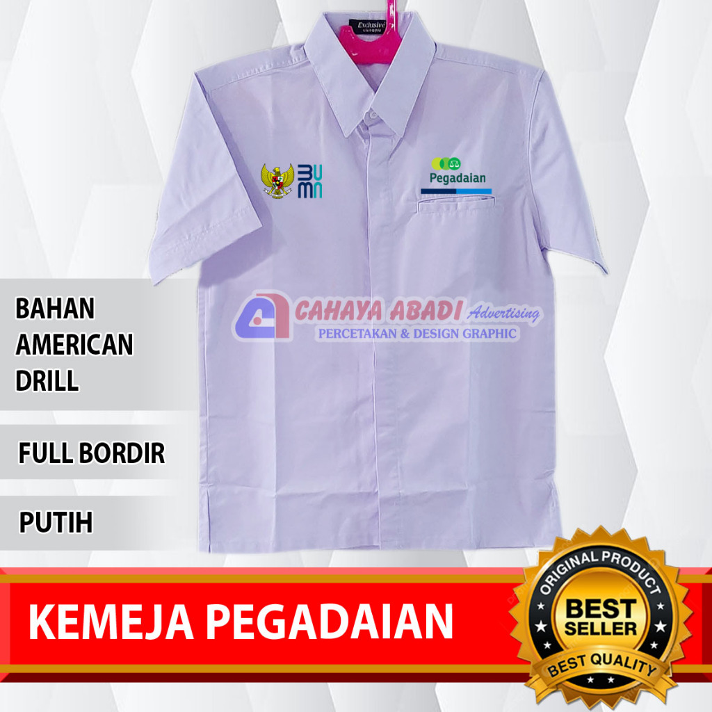Kemeja BUMN Pegadaian Seragam BUMN Pegadaian Baju BUMN Pegadaian