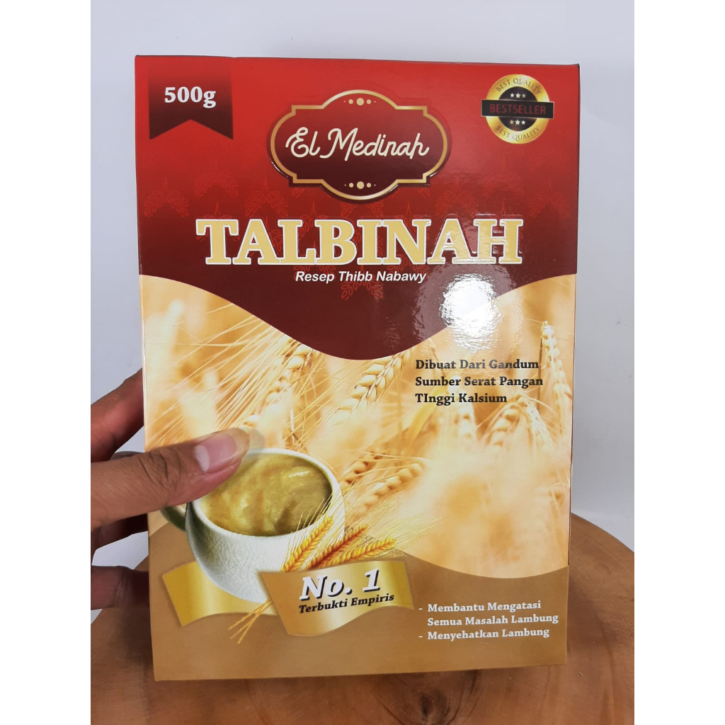 

Talbinah El Medinah Tepung Gandum 100% Asli Thibb Nabawy ISI 500gr