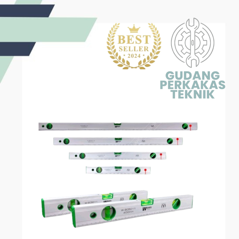 Waterpass alumunium panjang waterpass panjang 400mm / 600mm / 800mm / 1000mm