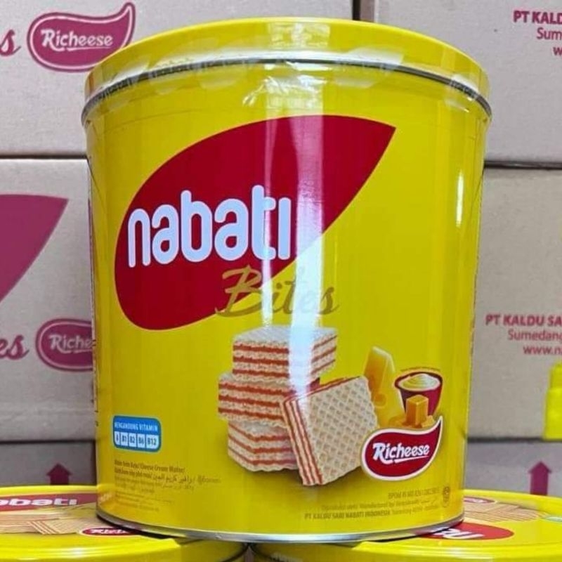 

Wafer Keju Nabati Richeese Bites kaleng