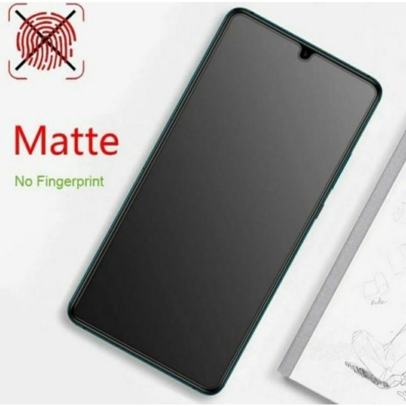 Anti Gores Hydrogel Clear Matte Anti Minyak Infinix 10Pro Screen Protector