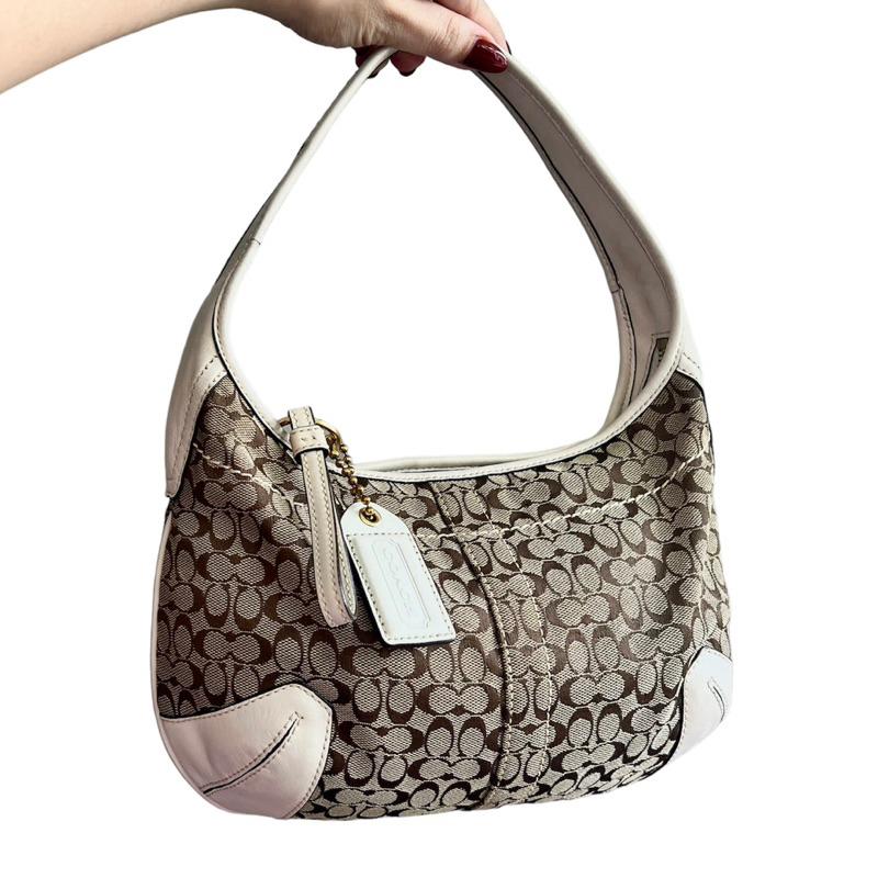 Preloved Coach Hobo Ergo Jacquard Signature Vintage y2k Shoulder Bag coc Second Original Authentic