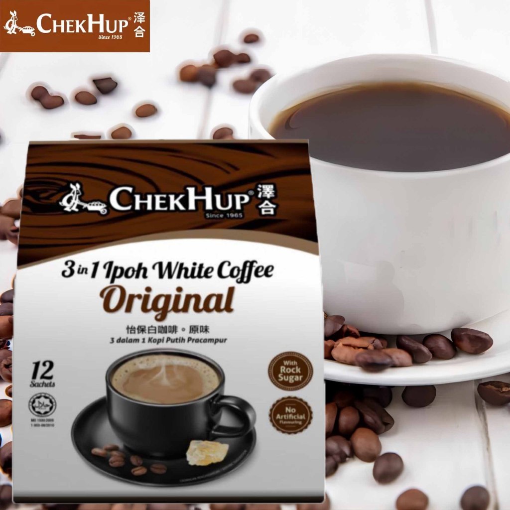

PROMO Chek Hup 3in1 / Minuman serbuk Kopi Instan / Ipoh White Coffee / 480gr