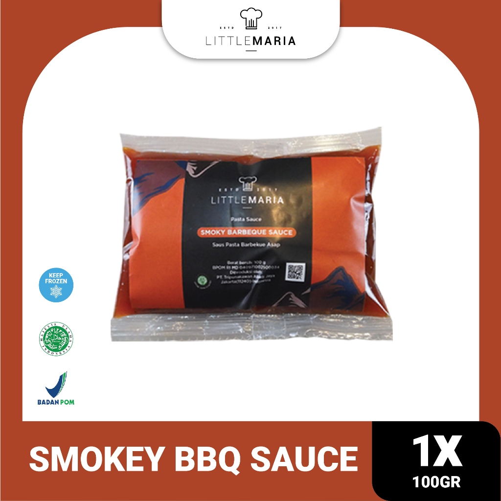 

LittleMaria Smokey BBQ Sauce 100g (SINGLE SERVE)