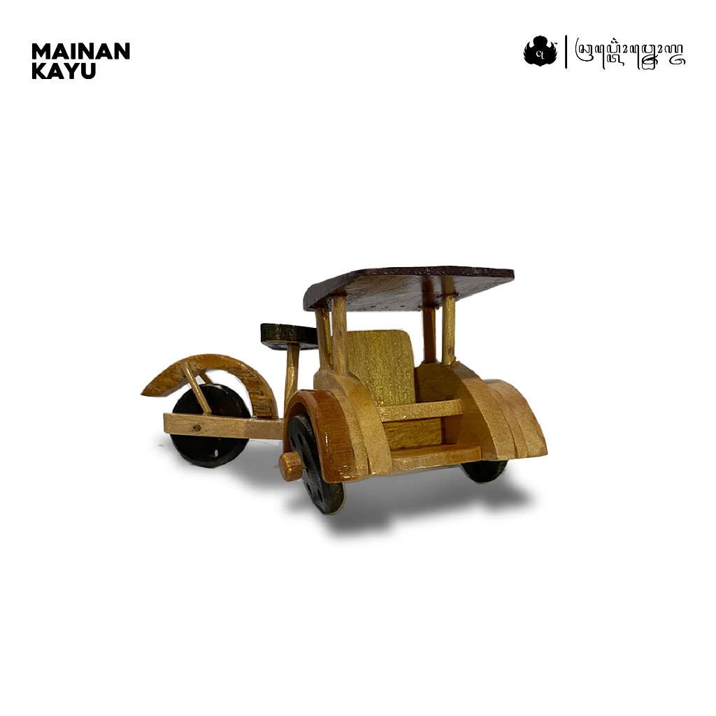 MAINAN BECAK KAYU CRAFTOWN