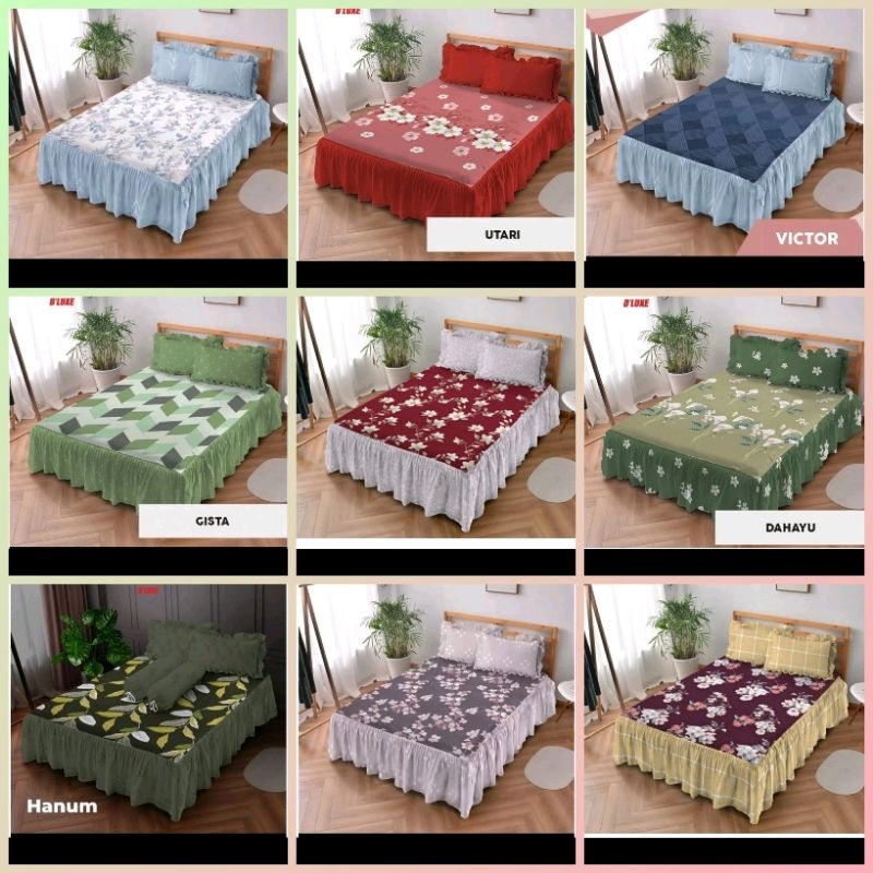 RAISA Sprei Kintakun Deluxe Rumbai size 180x200