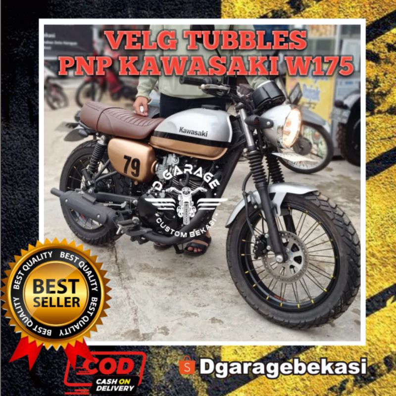 VELG W175 TUBBLES Velg PNP kawasaki W 175 jari jari model Tubles tubbles