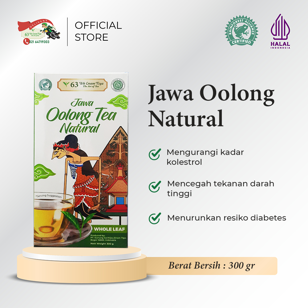 

Teh 63 Jawa Oolong Natural 300 gr