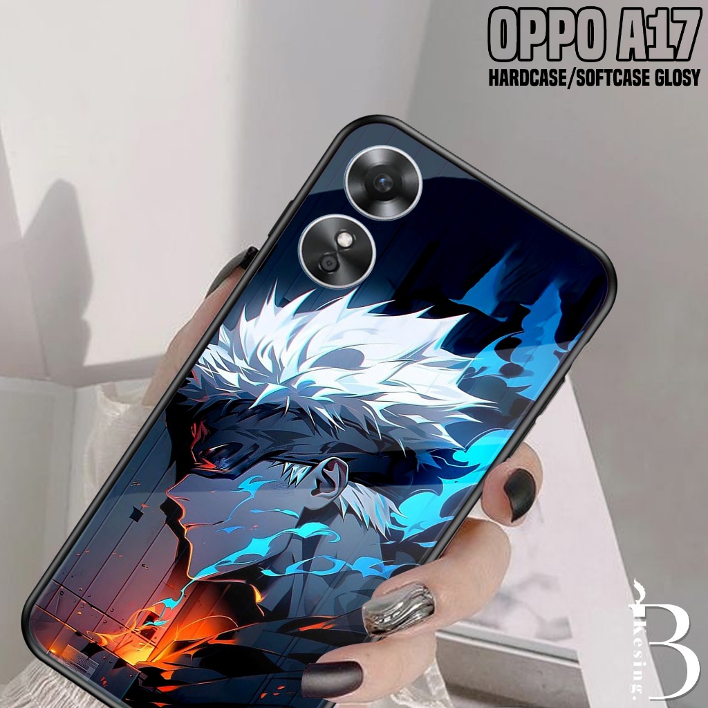 Case Oppo A17 - Casing Hp Oppo A17 Motif Gojo Satoru - Silikon Hp Oppo A17 - Kesing Hp Oppo A17 - So