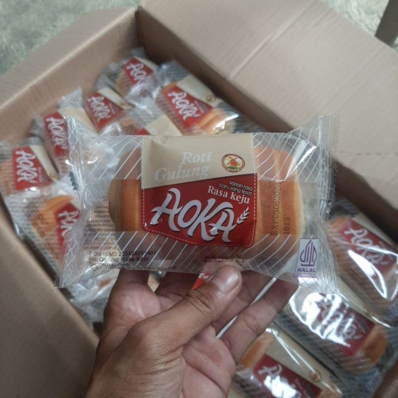 

AOKA ROTI Gulung Keju,Coklat || Harga Perkarton Isi 60 Bks