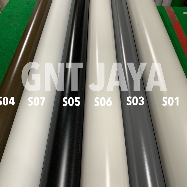 Cuma hari ini taco sheet SUPERCON PVC cs laminates PUTIH HITAM ABU BIRU UNGU HIJAU muda tua pelapis 