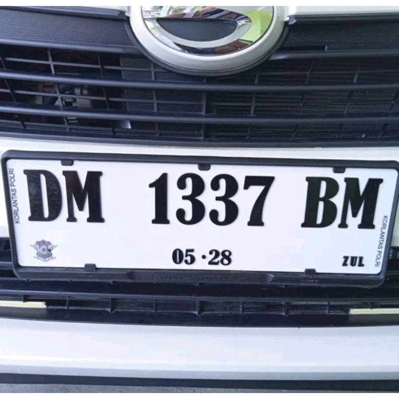 Plat Mobil Akrilik Mewah Custom Nama/Plat Cutsom Akrilik Untuk Mobil