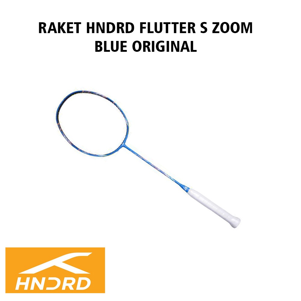 Hundred Raket Badminton Bulutangkis Flutter S Zoom Blue