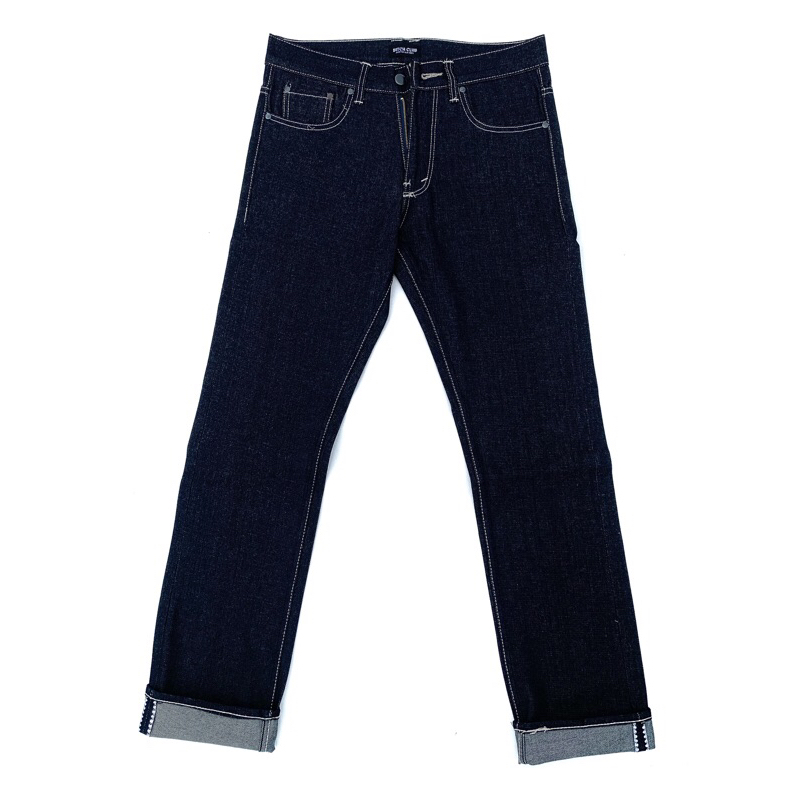 Bitch Club - CELANA DENIM SELVEDGE | Celana Jeans Raw Denim | Denim Selvedge Accent 14oz | Jeans Raw