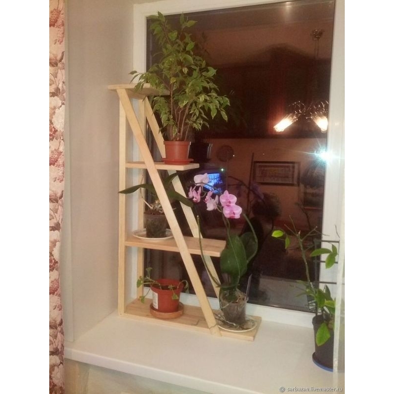 Rak siku kayu Minimalis, rak kayu