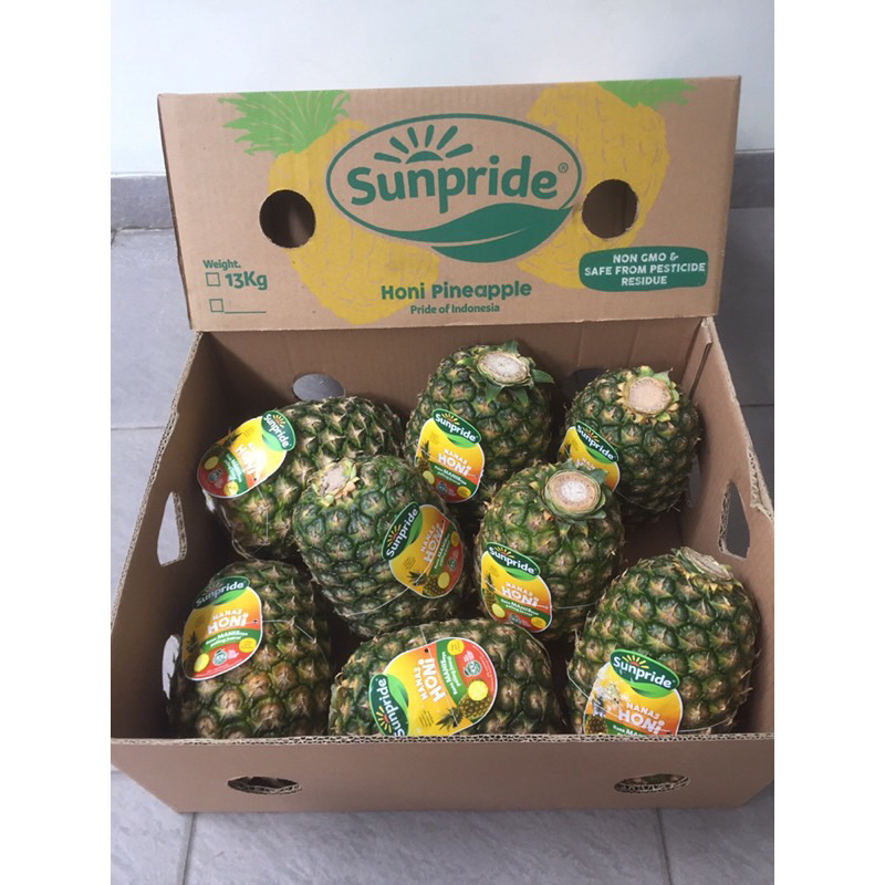 

BUAH NANAS MADU HONI / NANAS SUNPRIDE harga 1 dus