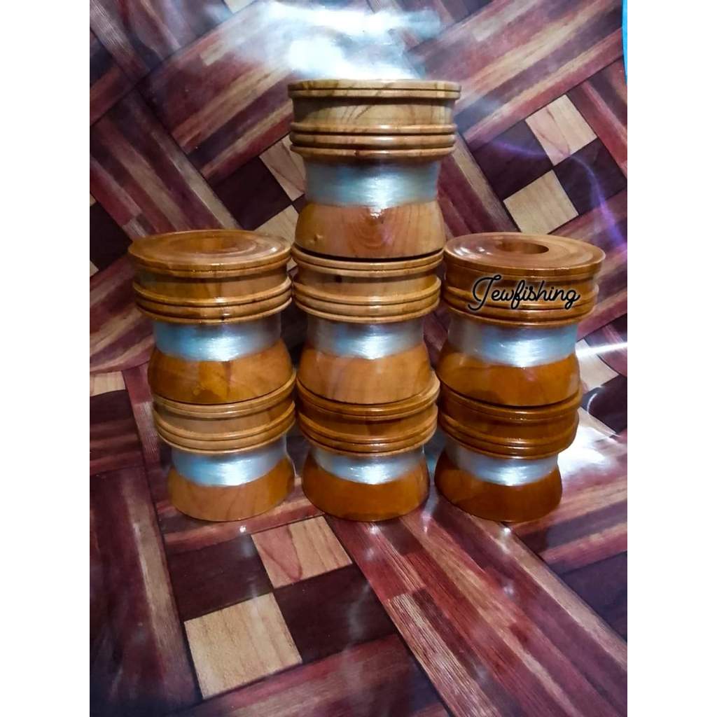 golong/golongan/gulungan joran timbang isi senar olahan siap pakai  jew