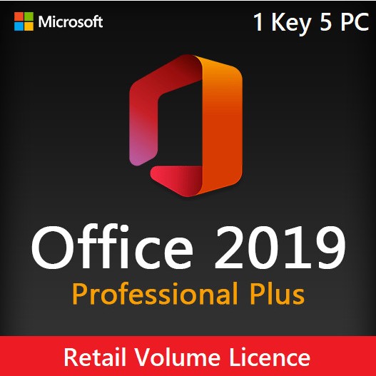 Microsoft Office 2019 Pro Plus 5 PC License Key Original