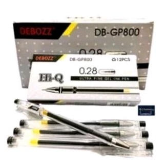 

Bolpen Debozz Pen Gel GP-800 hitam 0.28 (12pcs)