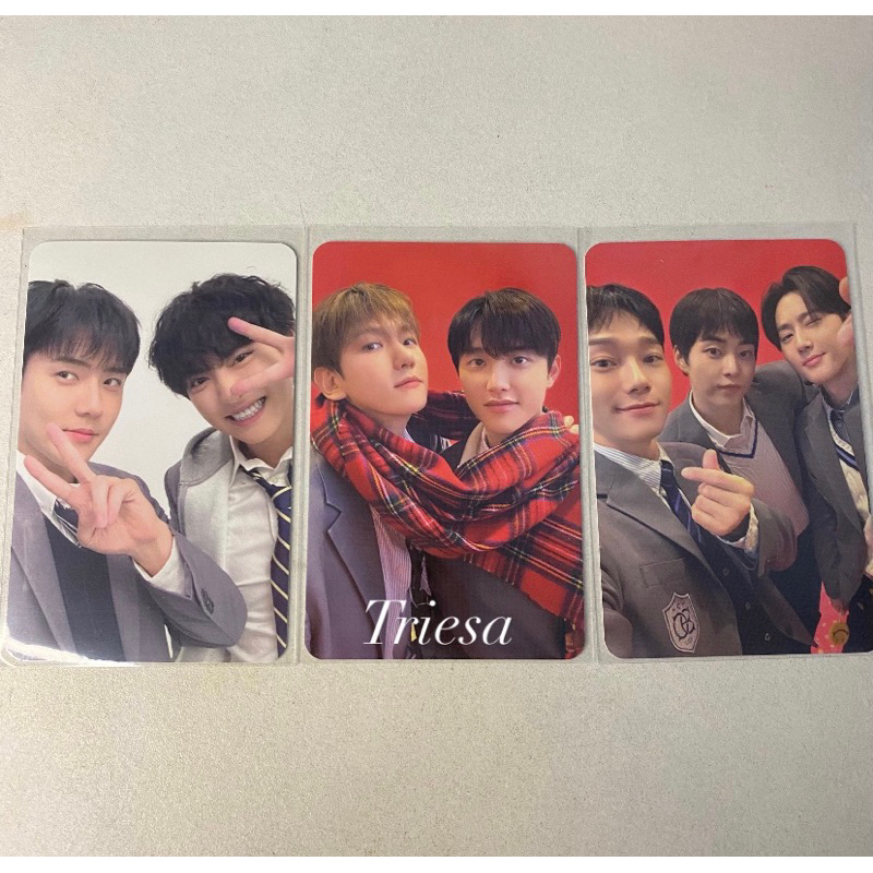 [READY] Official Photocard Unit EXO Season Greeting 2024 Baeksoo/Sechan/Chen Xiumin Suho