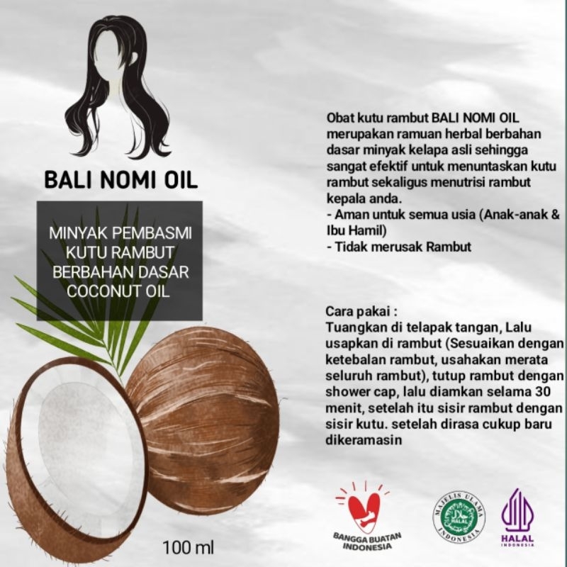 MINYAK OBAT KUTU AMPUH MEMBASMI KUTU RAMBUT DAN TELUR//100% ALAMI MEMBASMI KUTU RAMBUT