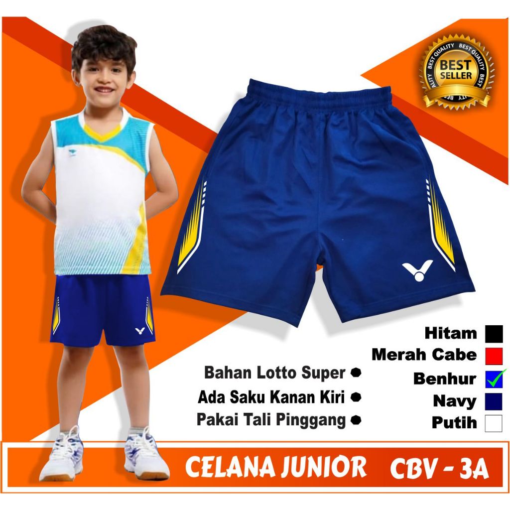 Celana pendek olahraga anak badminton / Kolor junior sport bulutangkis laki laki perempuan