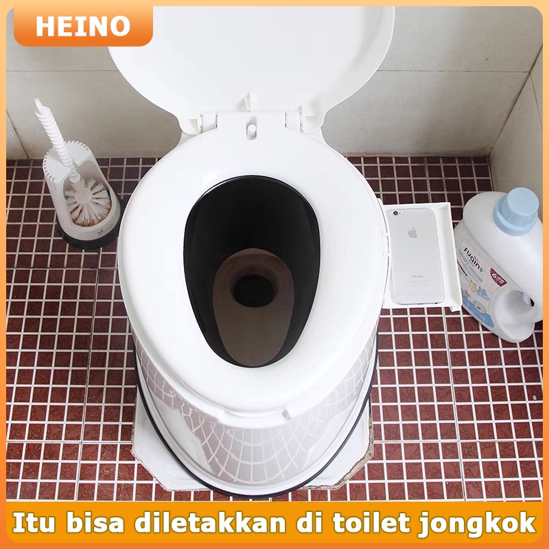 Paling PopularHIENO Closet Jongkok Closet Duduk Toilet Portable Kursi Toilet Duduk ToiletTraining Anak Toilet Duduk Pispot Dewasa Wanita