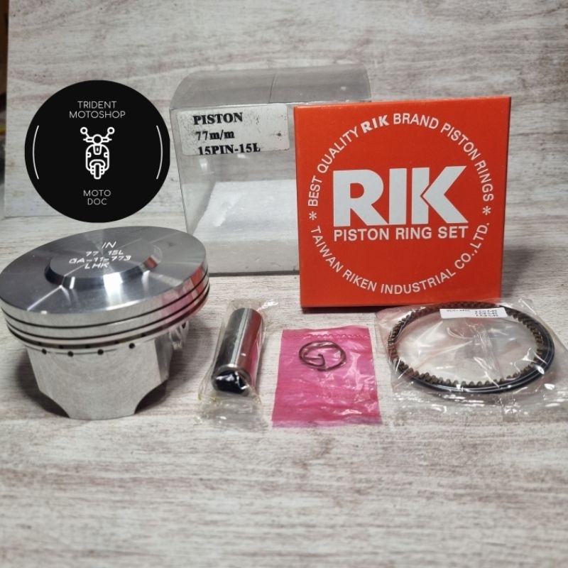 Piston LHK Seher Kit set pen 15 pin 15 ukuran 77mm