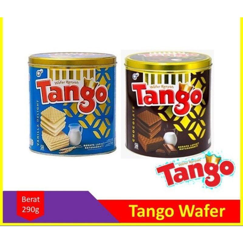 

Jajan Lebaran Murah Wafer Tango Kaleng Cokelat Vanila