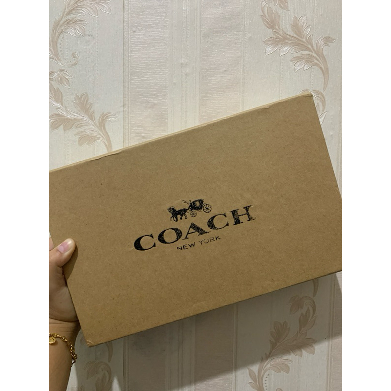 [NEW PREMIUM] CoaCH SHOULDER BAG IN MICRO SIGNATURE LOGO CANVAS BLACK COFFEE
