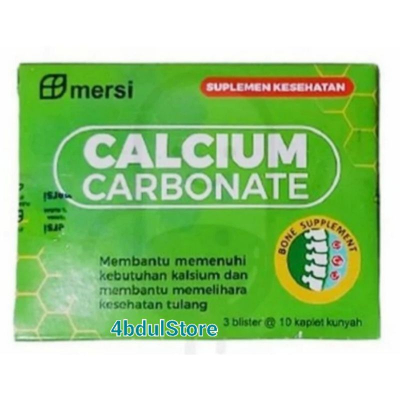 Calcium carbonate mersi perbox