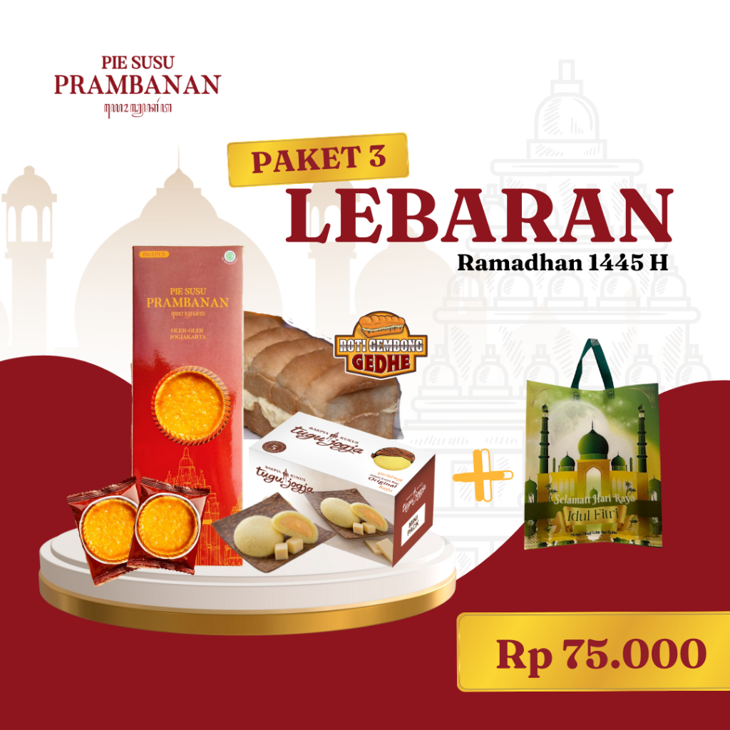 

Paket 3 Hampers Hadiah Lebaran Idul Fitri Khas Jogja | Oleh-Oleh Khas Jogja