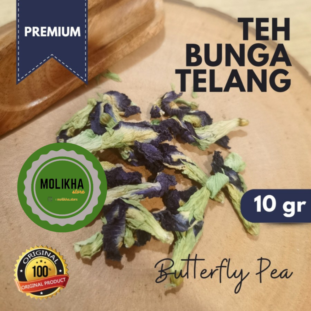 

Teh Bunga Telang Kering Premium Butterfly Pea Blue Tea Flower Tea (10gr / 40gr)