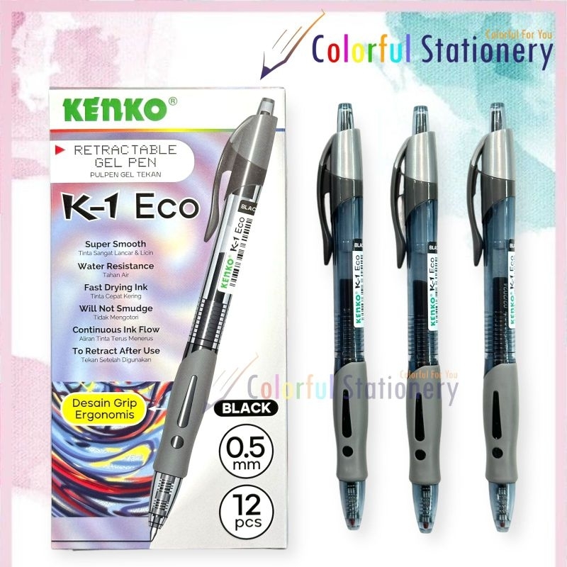 

Pulpen/Ballpoint/Gel Pen Kenko K1 Eco(12 pcs)