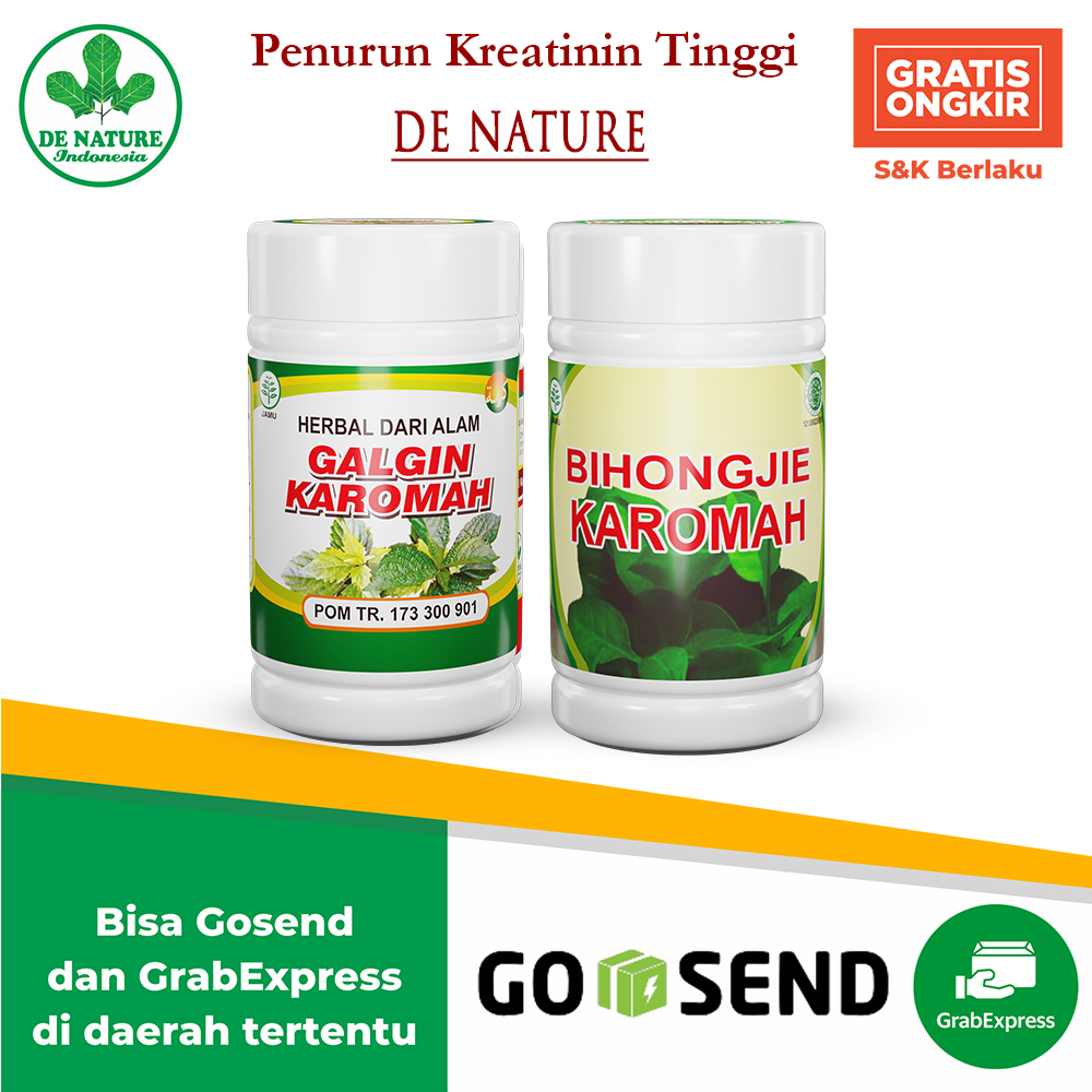 Obat Penurun Kadar Kreatinin dan ureum Ginjal Asli Alami Tinggi Herbal De Nature
