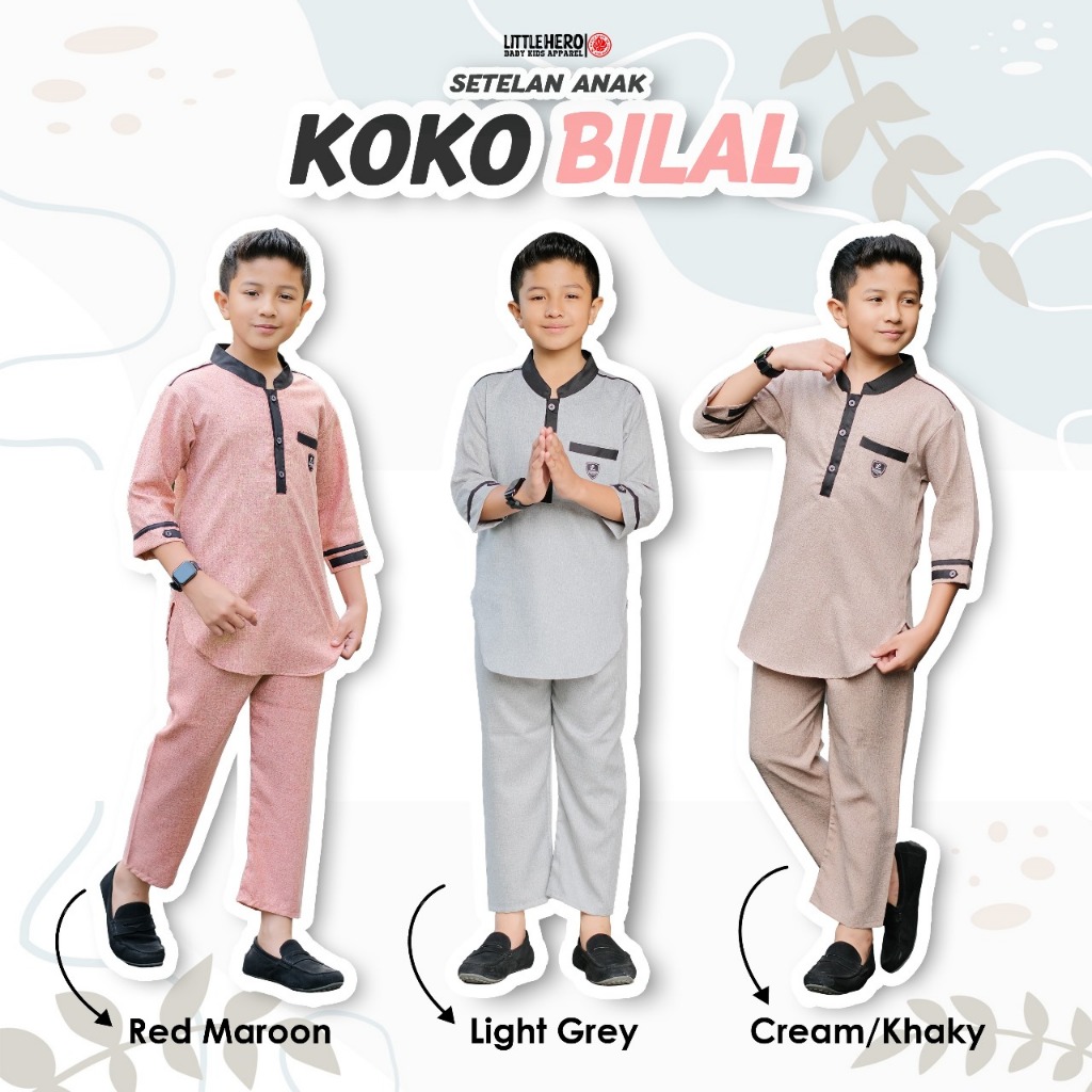 KOKO BILAL/BAJU KOKO ANAK/KOKO KATUN MADINA