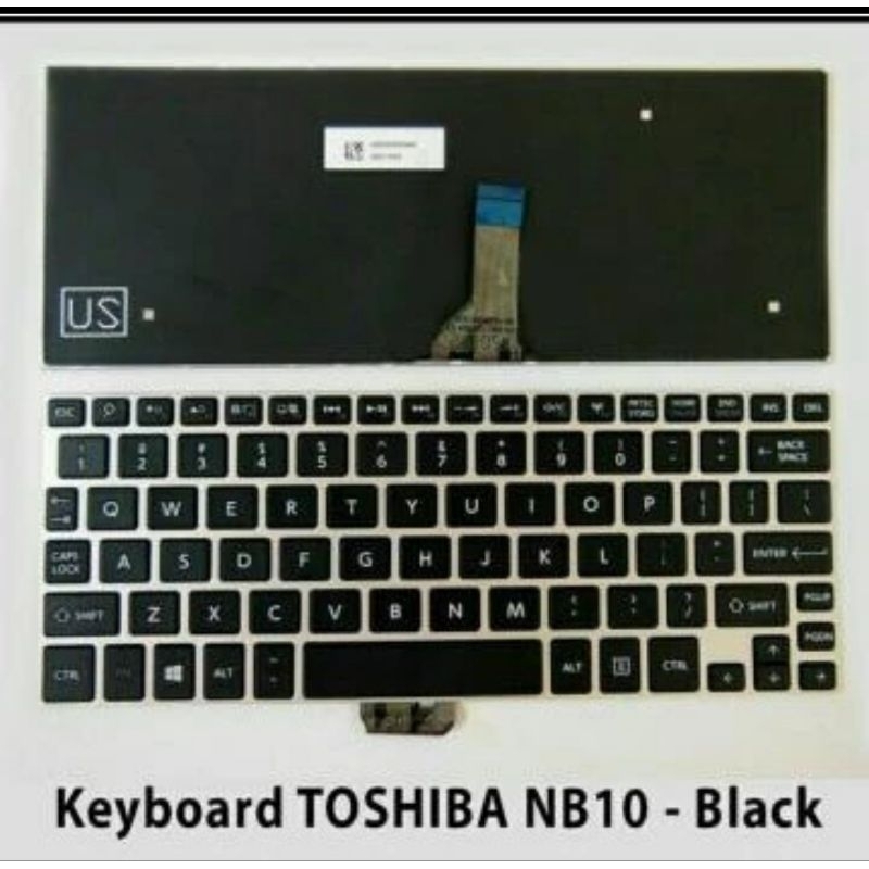 Keyboard Toshiba Satellite NB10 NB10-A NB10T-A NB15-A Balck