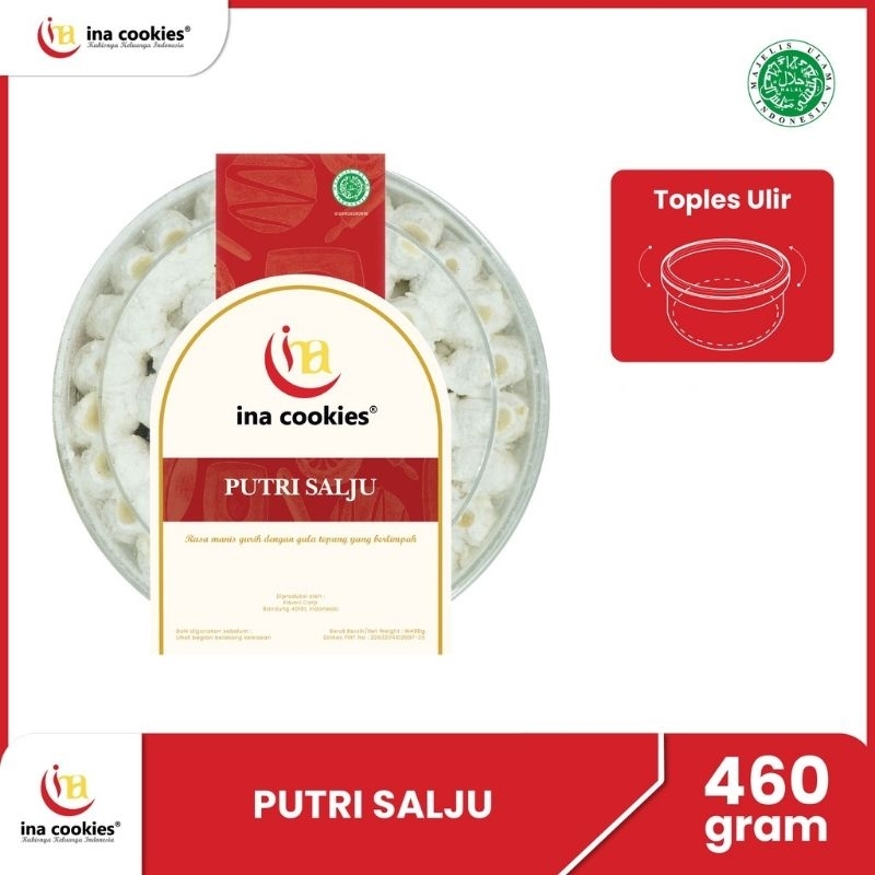 

INA COOKIES Putri Salju (Toples Reguler)