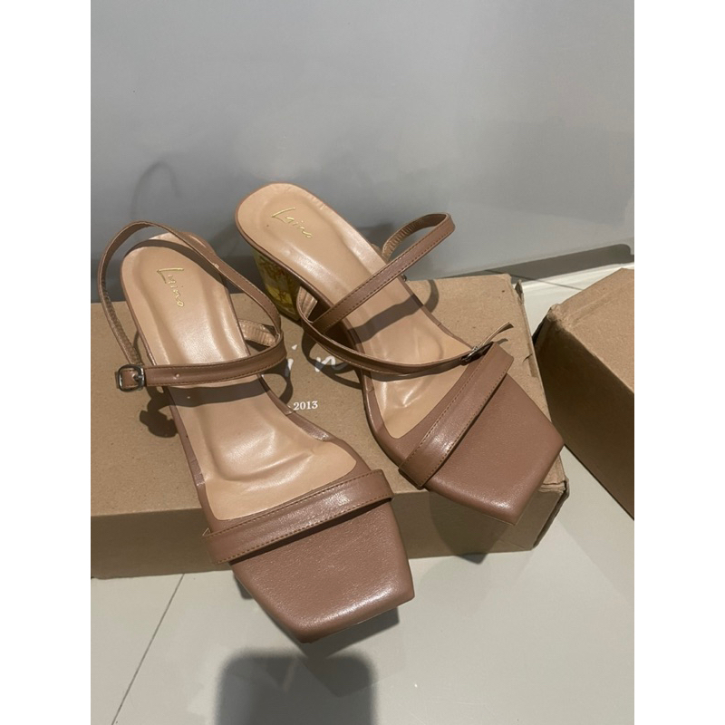 Luino Heels Mocca Size 38