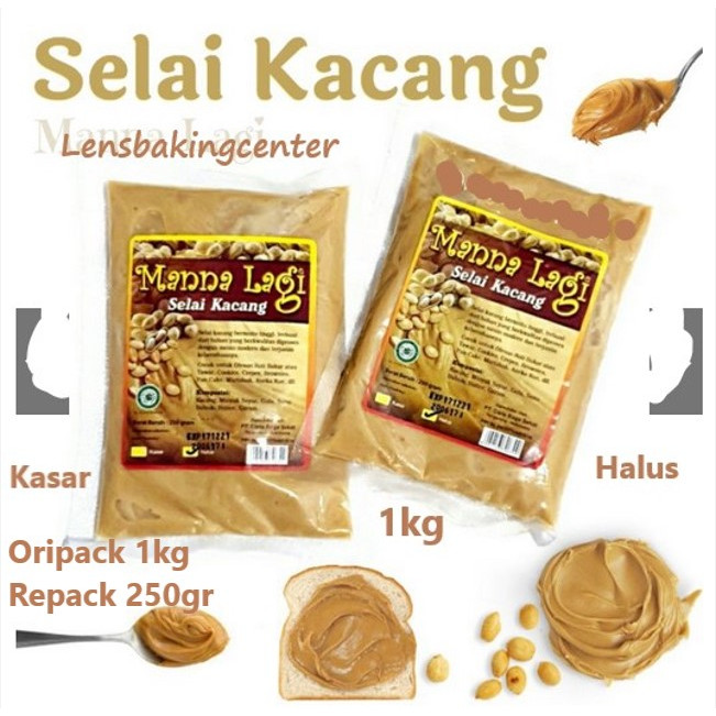 

Selai Kacang Manna Lagi 250gr | Sele Kacang MannaLagi Repack 250 gr 250 gram 250gram