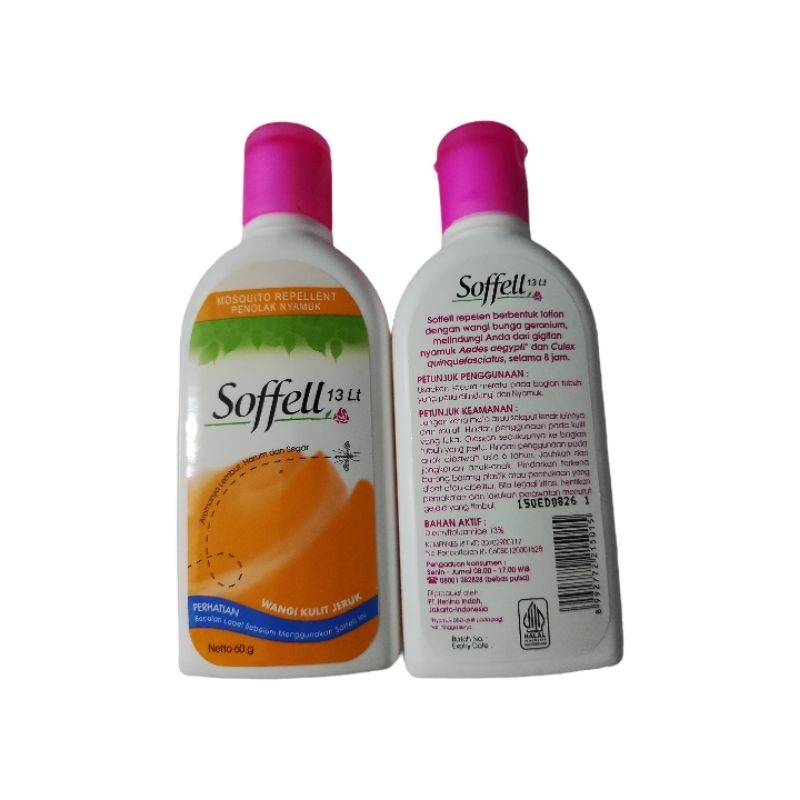 Soffel Lotion Anti Nyamuk Botol 60gr