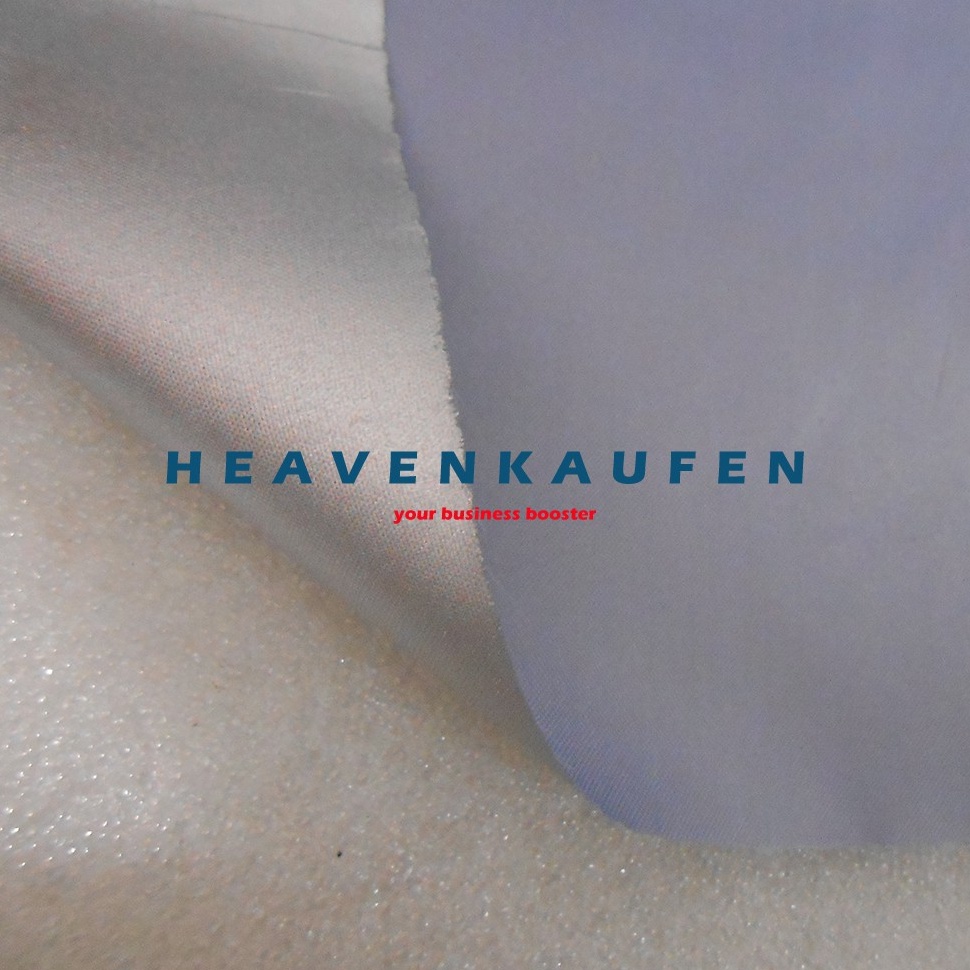 OSF687  Kain Parasut Abu Abu Balik Silver Metalik Untuk Cover MobilMotor Payung Dll Meteran